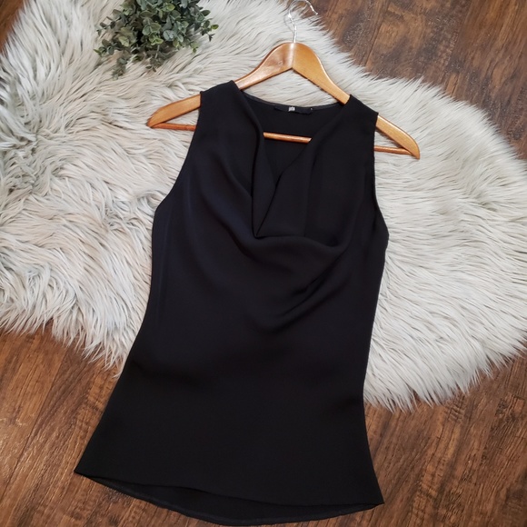 Jarbo Tops - Jarbo Drape Front Silk Top